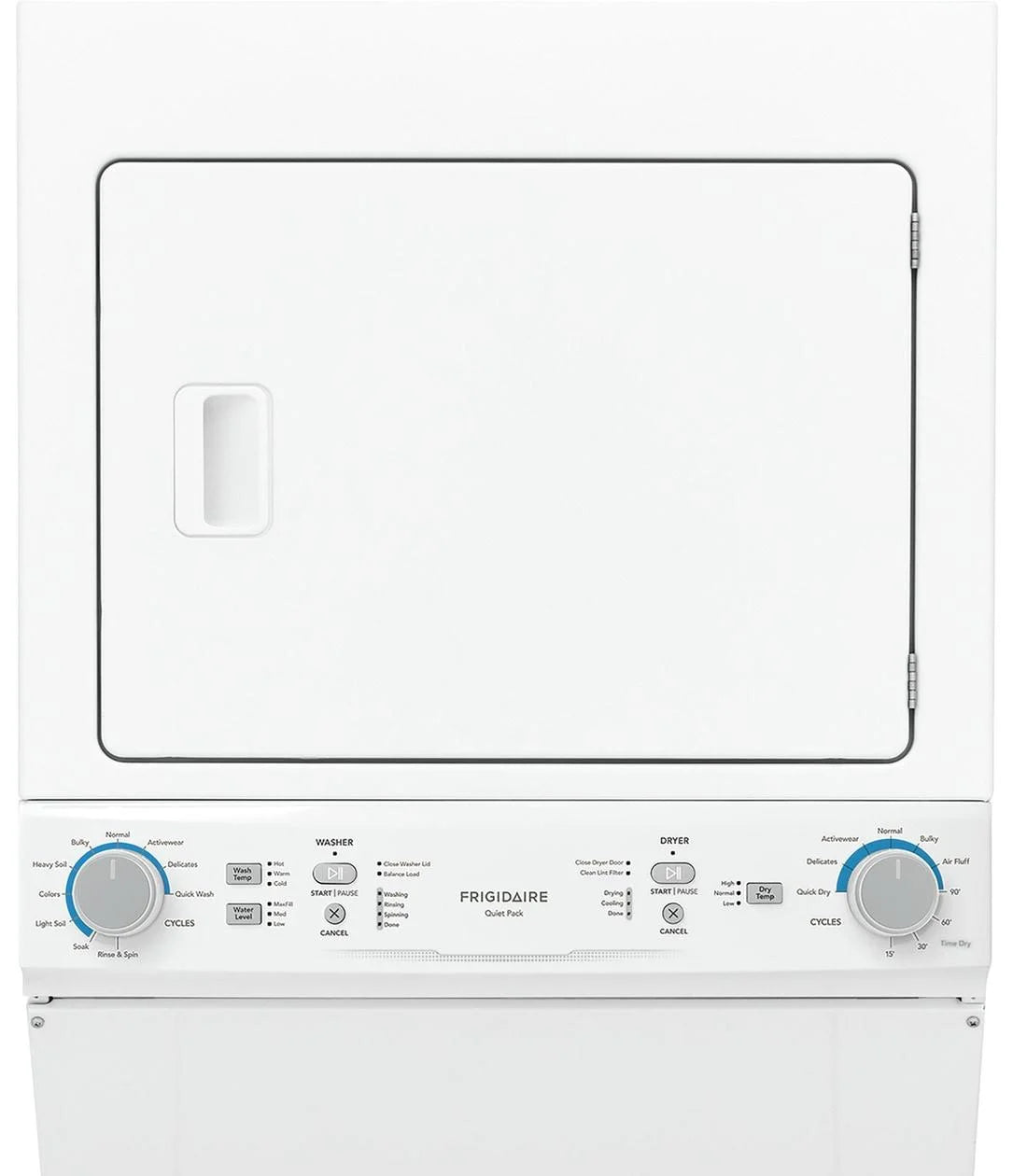 Frigidaire 5.5 Cu. Ft. 120 V White Electric Washer & Dryer