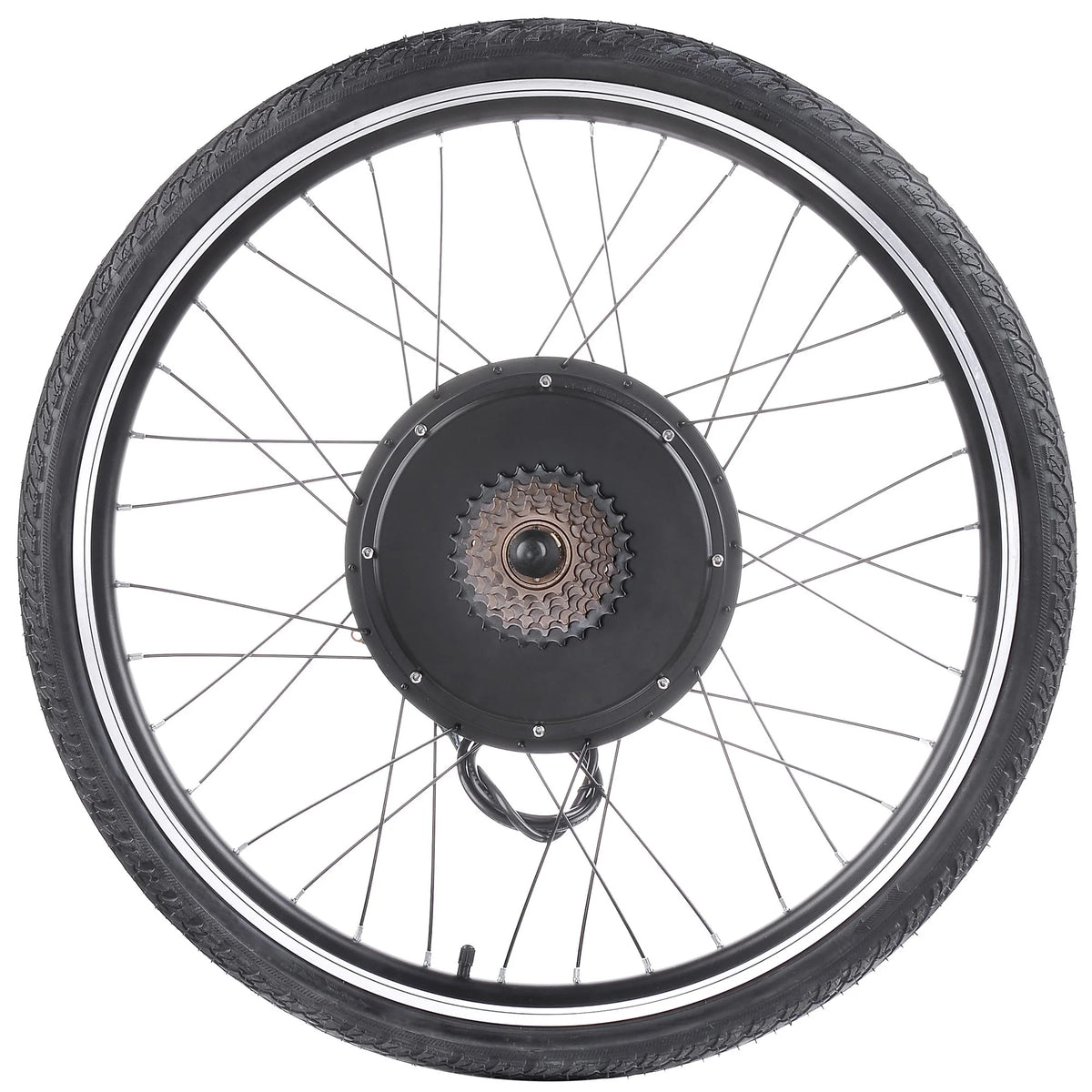 Yescom Electric Bike Conversion Kit 48V 1000W 26" Front Wheel E-Bike Conversion Kit Dual Mode Controller