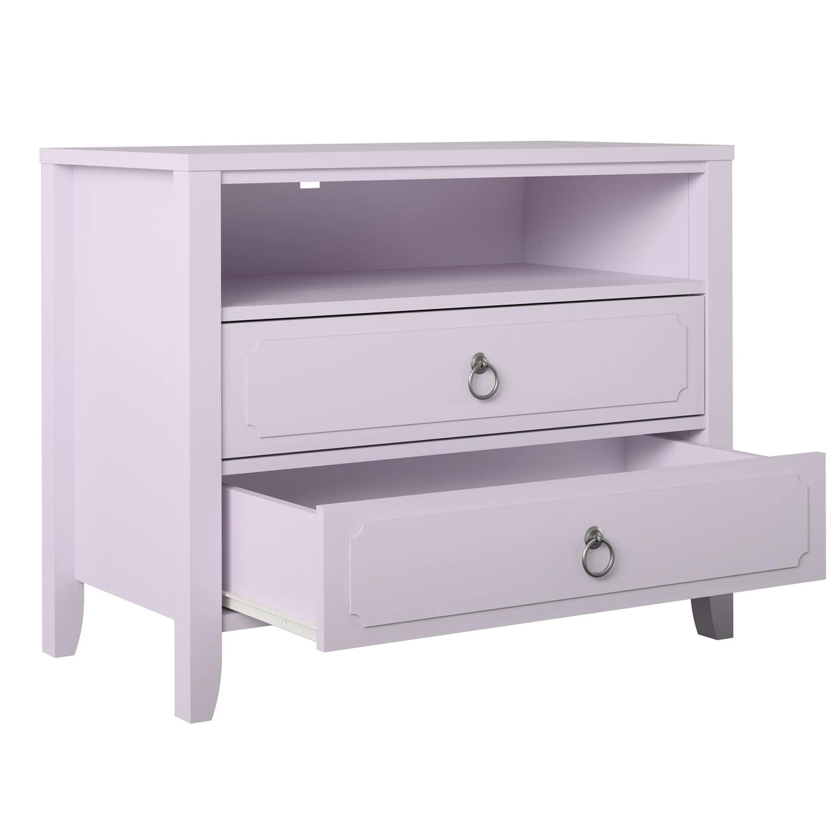Her Majesty 2 Drawer Nightstand, Mustard Yellow