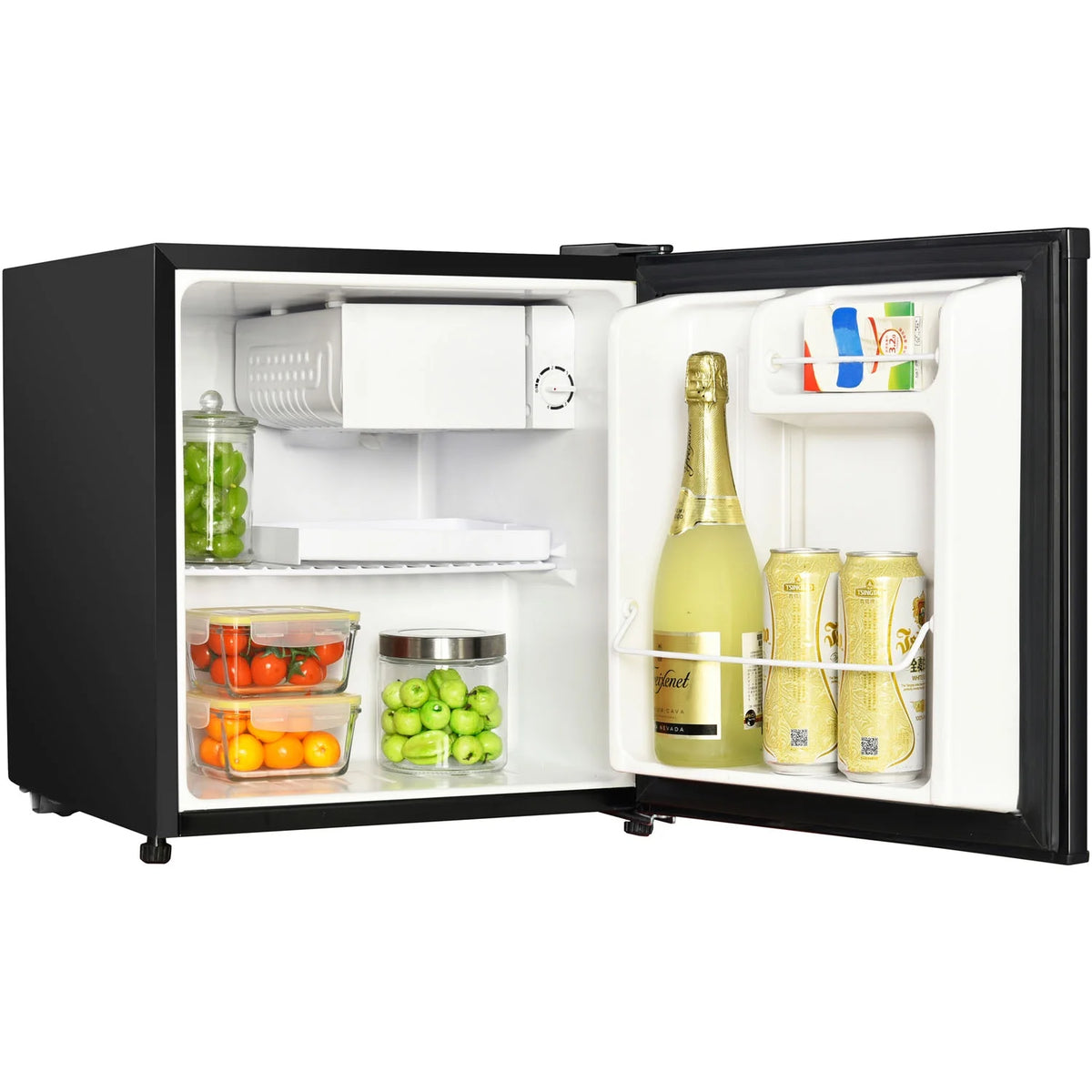 Magic Chef New 17.3 inch Width 1.7 Cu. ft. Compact Refrigerator with Single Door Color in Black