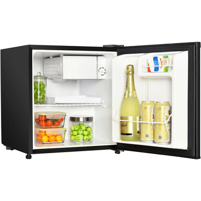 Magic Chef New 17.3 inch Width 1.7 Cu. ft. Compact Refrigerator with Single Door Color in Black