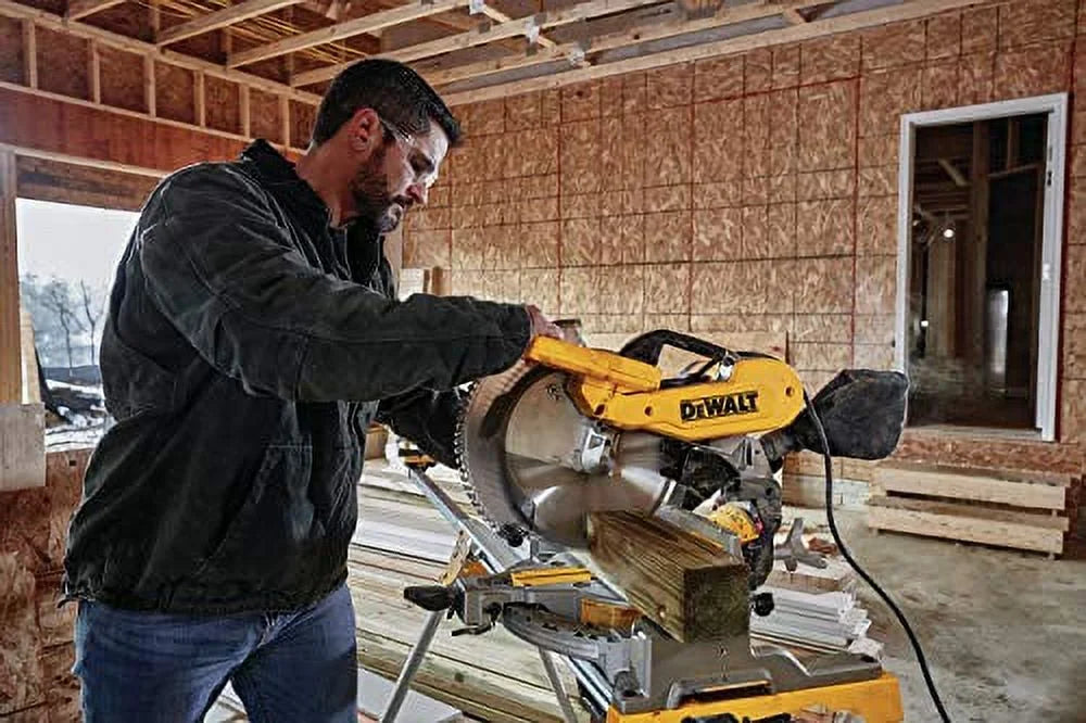 DEWALT 308351915 12 in. 15 Amp Compound Double Bevel Miter Saw
