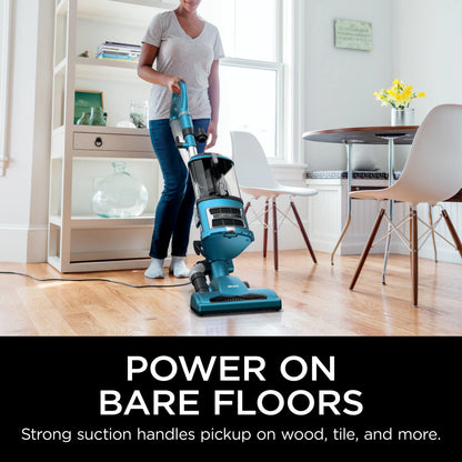 Shark Upright Vacuum, Navigator Lift-Away with Powerful Suction, Bagless, Hard Floor and Carpet, Large Dust Cup, Hepa Filter, Swivel Steering, Upholstery & Crevice Tool, NV380, Blue