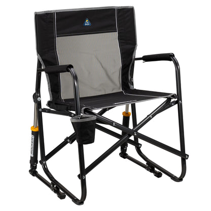 GCI Outdoor Freestyle Rocker Foldable Rocking Camp Chair, Maroon