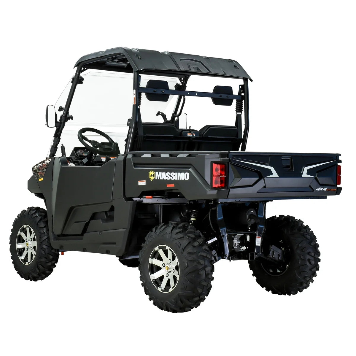 Massimo Buck 450 Side by Side UTV, EFI, 4 Stroke, 325cc, 25.5 HP, 4X4, 3000lb Winch - Red
