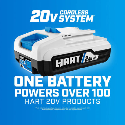 HART 20V Cordless Stick Vacuum (Battery Not Included)