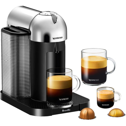 Breville Nespresso Vertuo Coffee & Espresso Single-Serve Machine in Matte Black