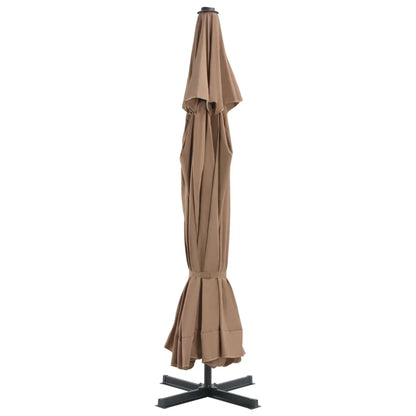 vidaXL Garden Parasol Azure Blue Polyester with PA coating Large