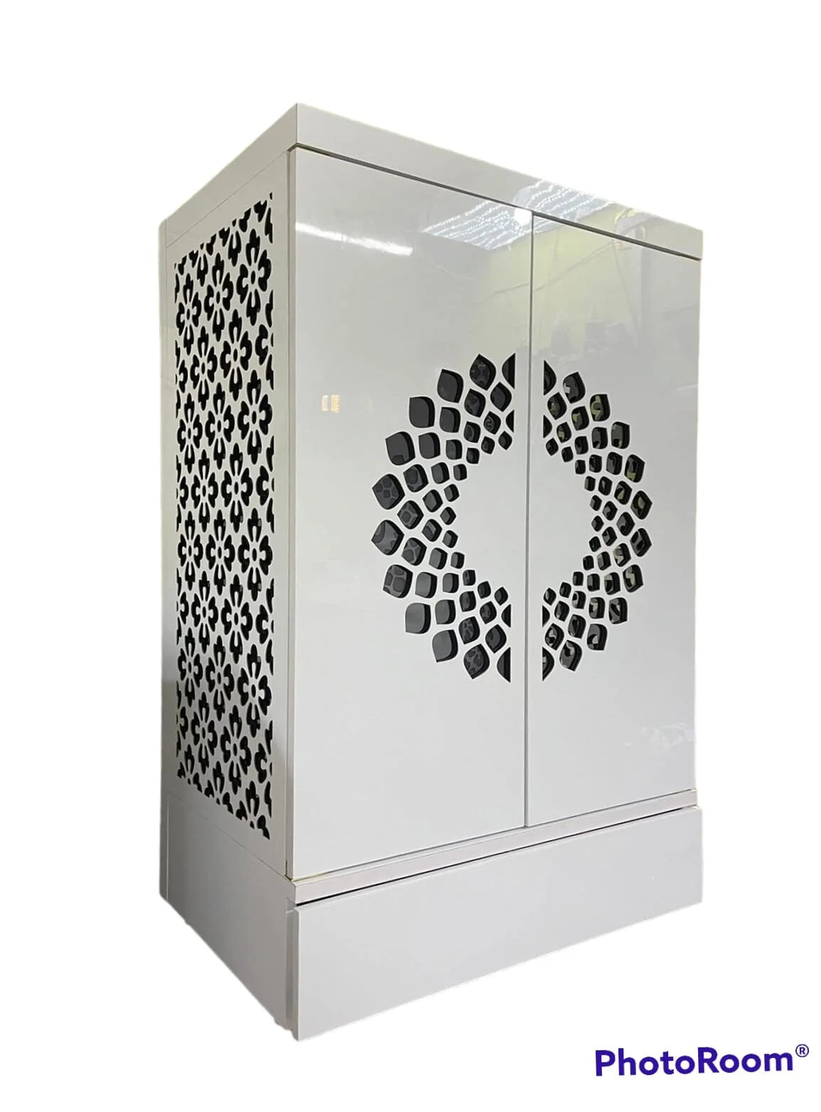 Customized Wooden Cabinet Desginer Mandir With LED / Mandir For Home & Office / Temple For Home / Pooja Ghar / Mandir With Lights /Storage