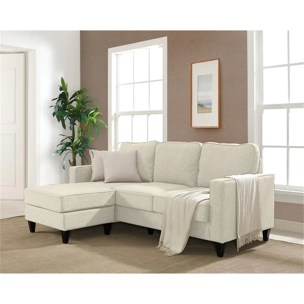 Serta Harmon Square Arm Sectional Navy Blue