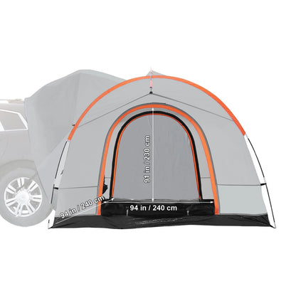 BENTISM SUV Camping Tent 8-8 Ft Waterproof Pickup SUV Tent with Rainfly Carry Bag Car Canopy Shelter for Camping Outdoor Travel
