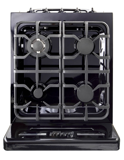 Unique Classic Retro 24" 2.9 cu/ft Freestanding Gas Range with Convection Oven and Sealed Burners