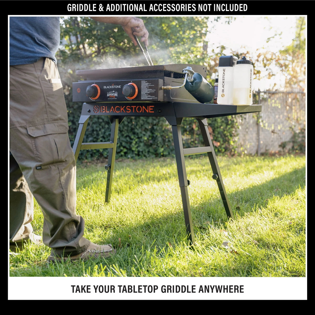 Blackstone Portable Griddle Grill Stand - Fits 22" and 17" Tabletop Models