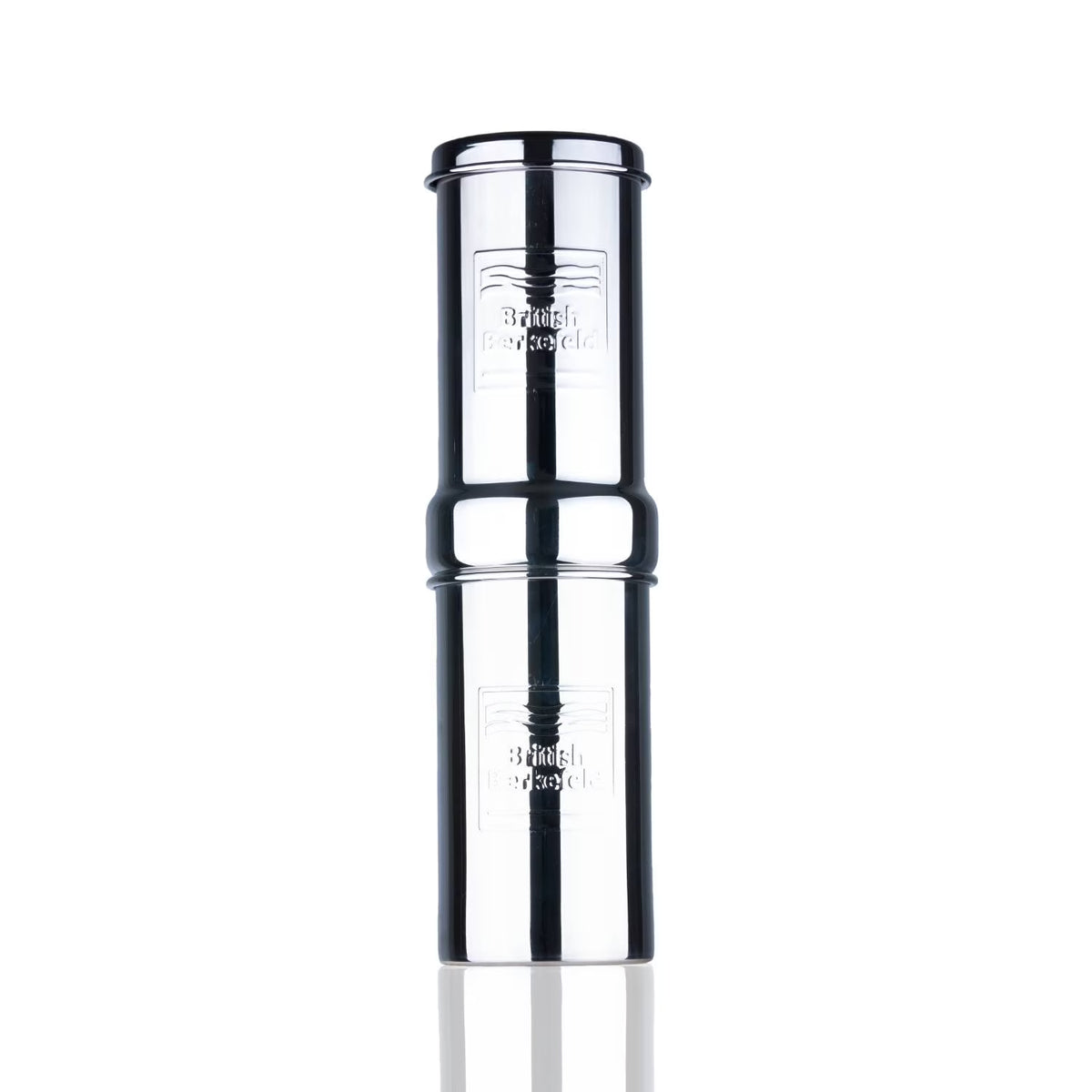 British Berkefeld Doulton Gravity Water Filter System 1 Liter Compact Portable Stainless Steel Water Filter System for Home with 1 Doulton NSF certified Ceramic Ultra Sterasyl Cartridge