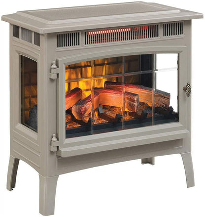Duraflame 3D Black Infrared Electric Fireplace Stove with Remote Control - DFI-5010-01