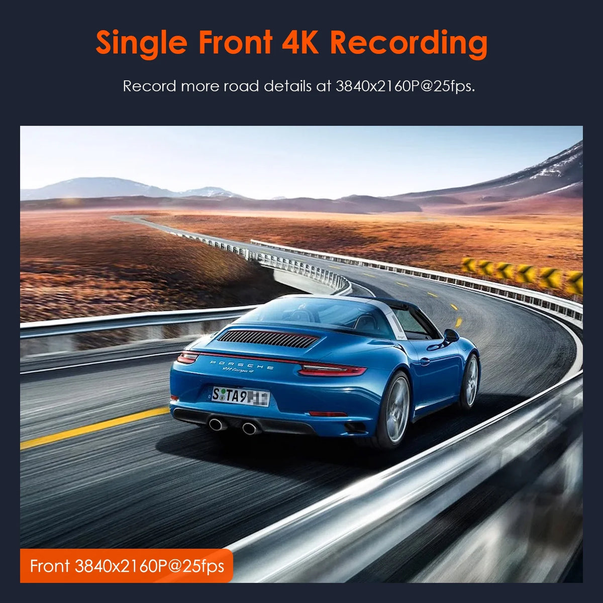 Vantrue Front and Interior (Cabin)1440P+1440P 30FPS Dual Dash Cam for Uber, Single Car Camera Mode up to 4K (2160P) with GPS Mount, WDR, G-sensor, 24/7 Parking Mode, Loop Recording, G-sensor (N2S W��