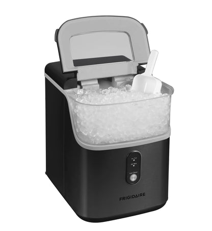 Frigidaire, 33 Lbs. Nugget Ice Maker, Black Stainless Steel, EFIC228