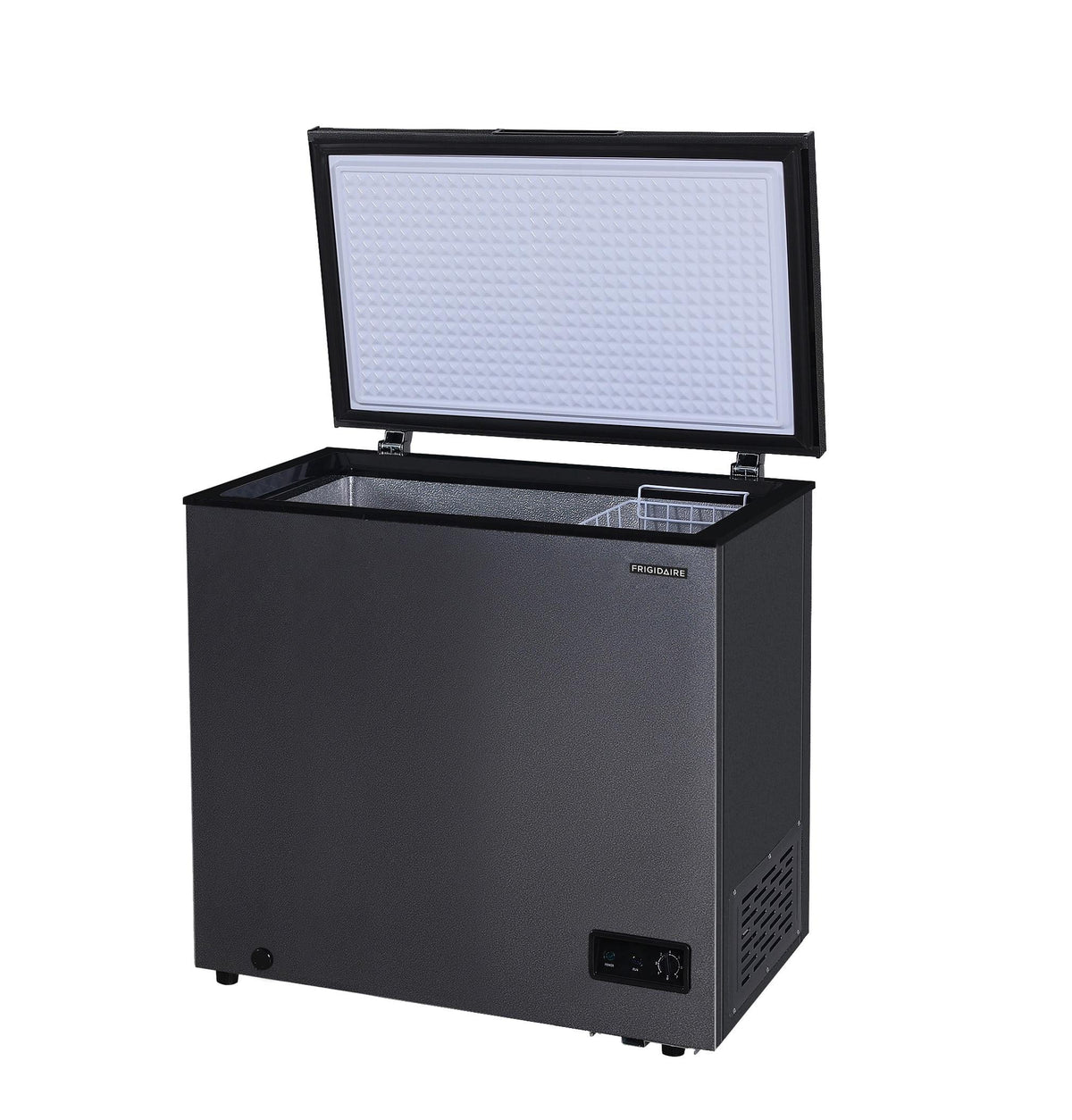 Frigidaire, 5.0 Cu. ft. Chest Freezer, Black Granite Design