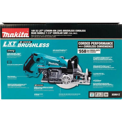 Makita Circular Saw, 7.25 in Dia, 5100 RPM XSR01Z