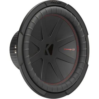 Kicker 48CWR122 CompR 12" Subwoofer, DVC, 2-ohm - Includes Speaker Wire