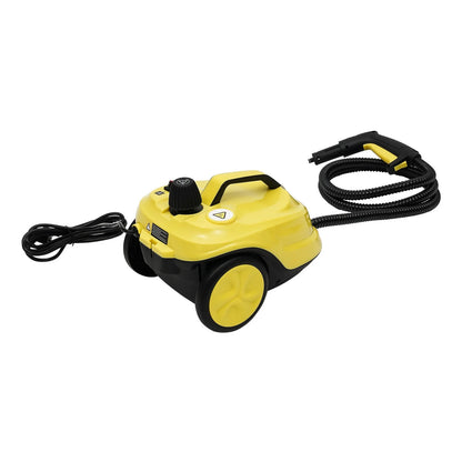 2000W 1.8L/60.87oz High-Pressure Steam Cleaner Multipurpose Handheld Steam Cleaner Portable Yellow 5 Bar/72.5PSI