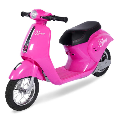 24V Hyper Toys Retro Electric Scooter, Easy Twist Throttle, Blue, Ages 13+, Including Teens, Tweens