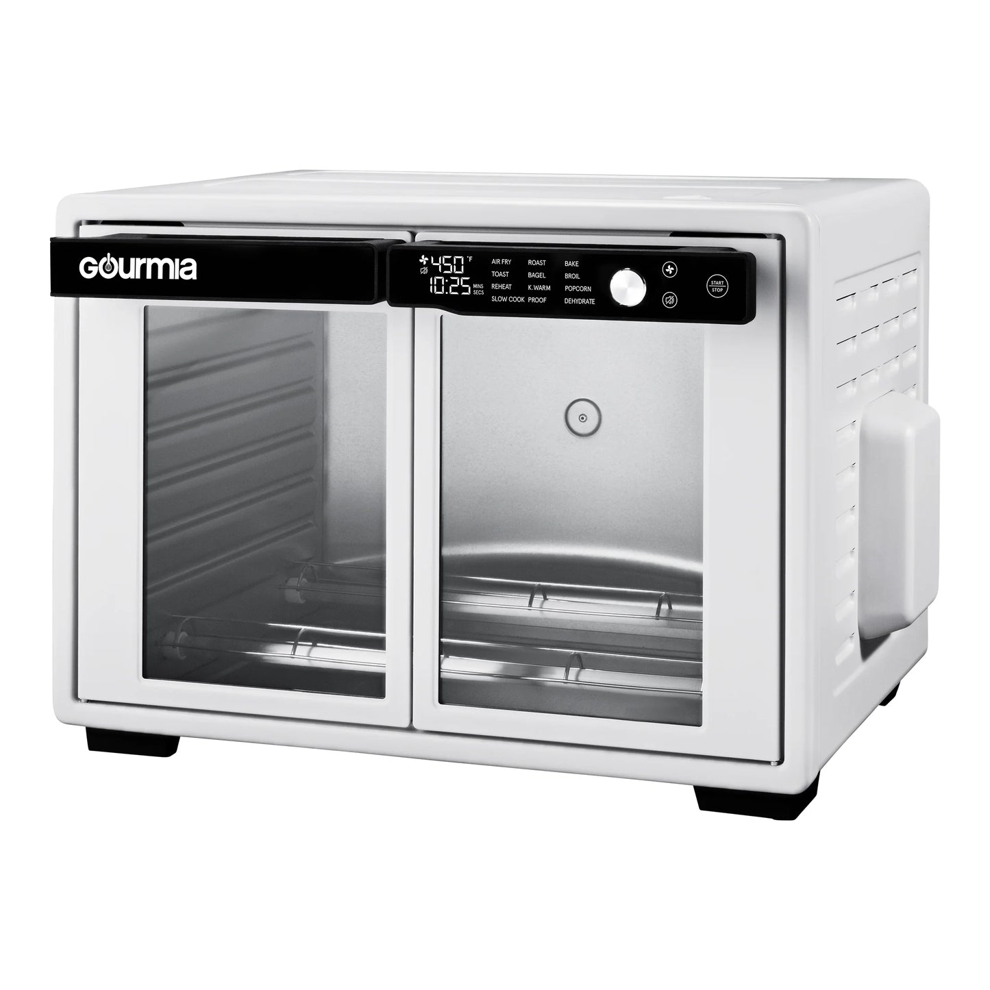 Gourmia 1700W 9-Slice Digital Toaster Oven Air Fryer, 12 Cooking Preset, 35L, Stainless Steel