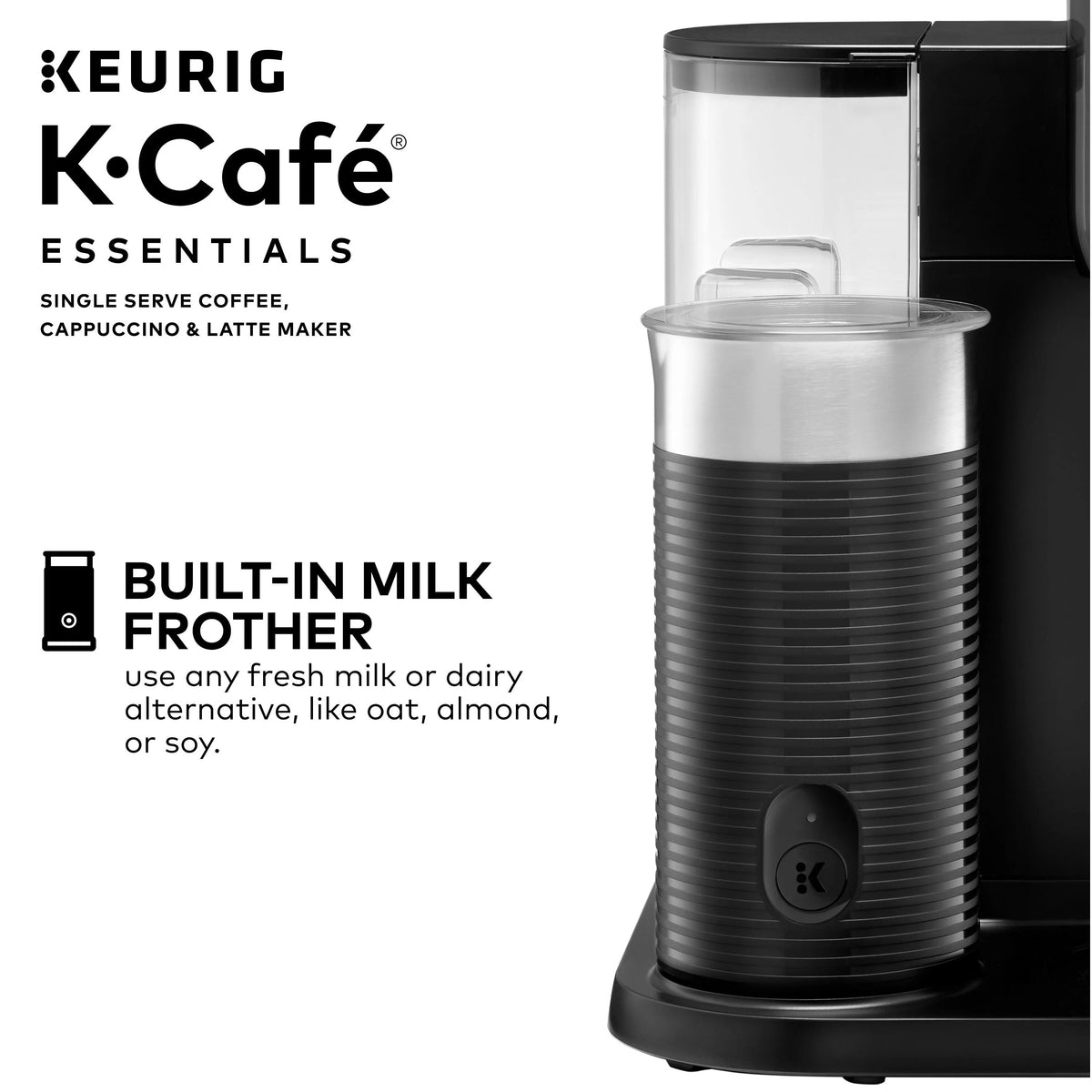 Keurig K-Caf�� Essentials Single Serve K-Cup Pod Coffee Maker, Black