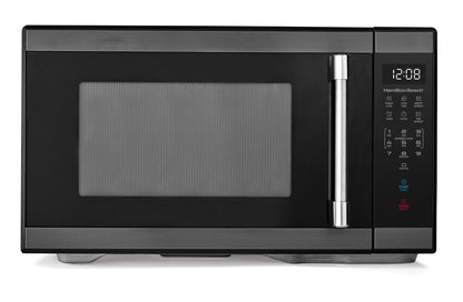 Hamilton Beach 1.1 cu ft Countertop Microwave Oven, Black and Stainless Steel