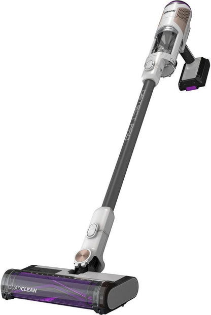 Restored Shark R-IW1111 Detect Pro Cordless HEPA QuadClean Multi-Surface Stick Vacuum, Grey/Brass - (Refurbished)