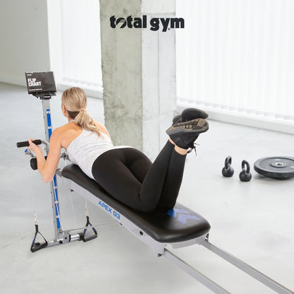 Total Gym APEX G5 Home Fitness Incline Weight Trainer Equipment w/ 10 Resistance Levels
