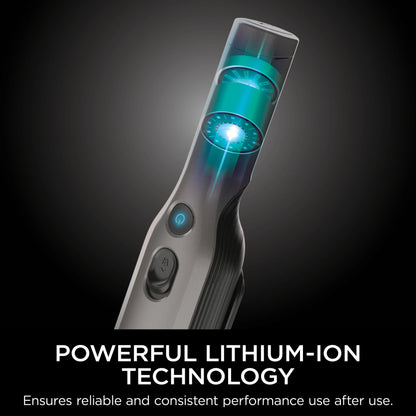 Shark Cordless Handheld Vacuum , Wandvac, for Pet Hair, Carpet & Car, Powerful suction, high speed brushless motor, ultralight weight, with easy emptying and charging dock, WV200, Graphite