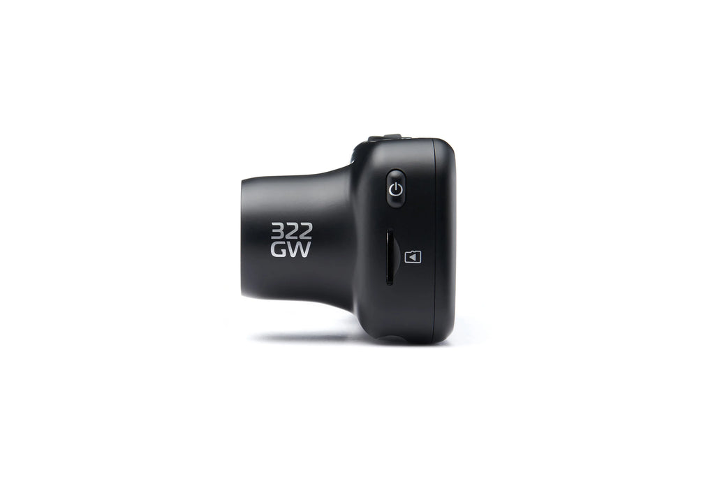 Nextbase 322GW Dash Cam, Black, 2.5" HD IPS, 1080p, Wi-Fi, GPS, Bluetooth, 1 Pack
