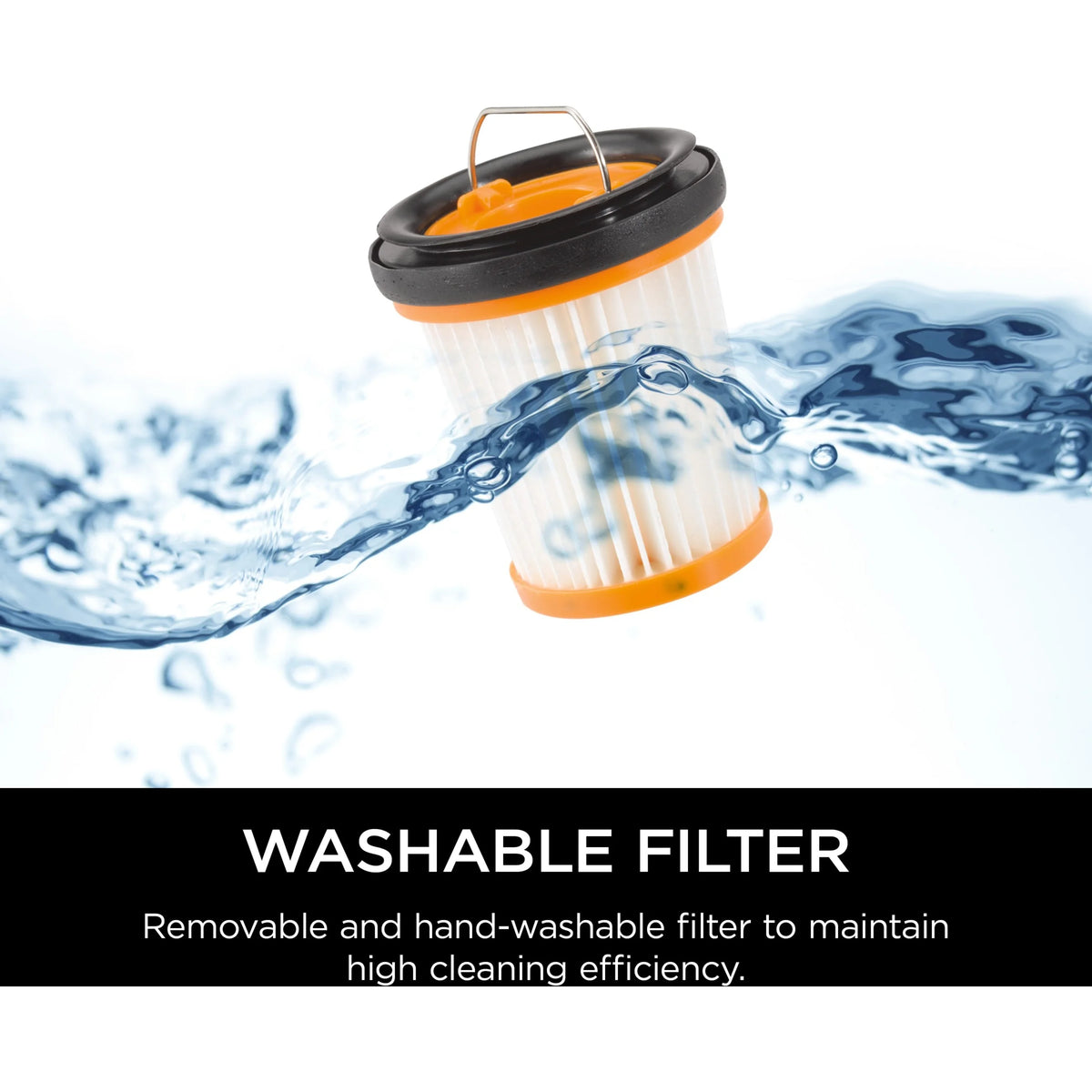 Shark Cordless Handheld Vacuum , Wandvac, for Pet Hair, Carpet & Car, Powerful suction, high speed brushless motor, ultralight weight, with easy emptying and charging dock, WV200, Graphite