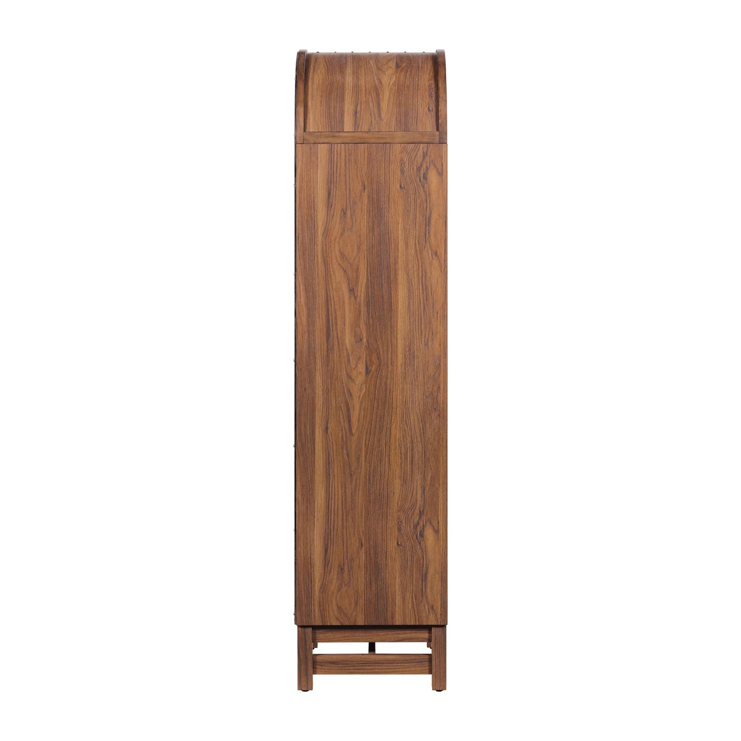 Better Homes & Gardens Juliet Narrow Arch Bookcase, Rich Black and Light Honey