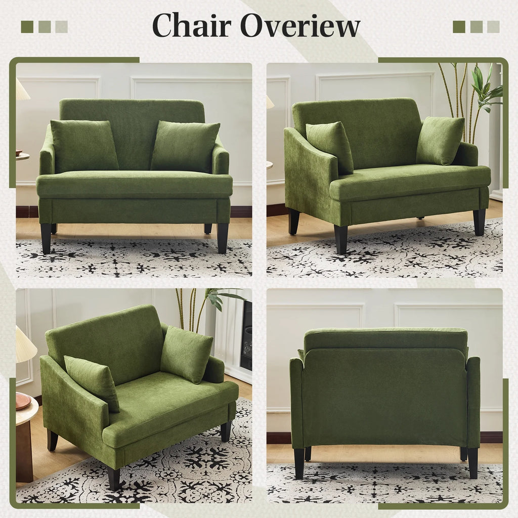 Bezseller Oversized Accent Chair with High Back, Armchair for Living Room or Bedroom, Beige