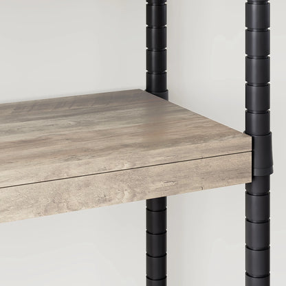 5 Tier Wood Over The Washer and Dryer Storage Shelf with Drying Clothes Racks Laundry Room Shelf Laundry Room Organization and Storage for Hanging Towels and Drying Clothes