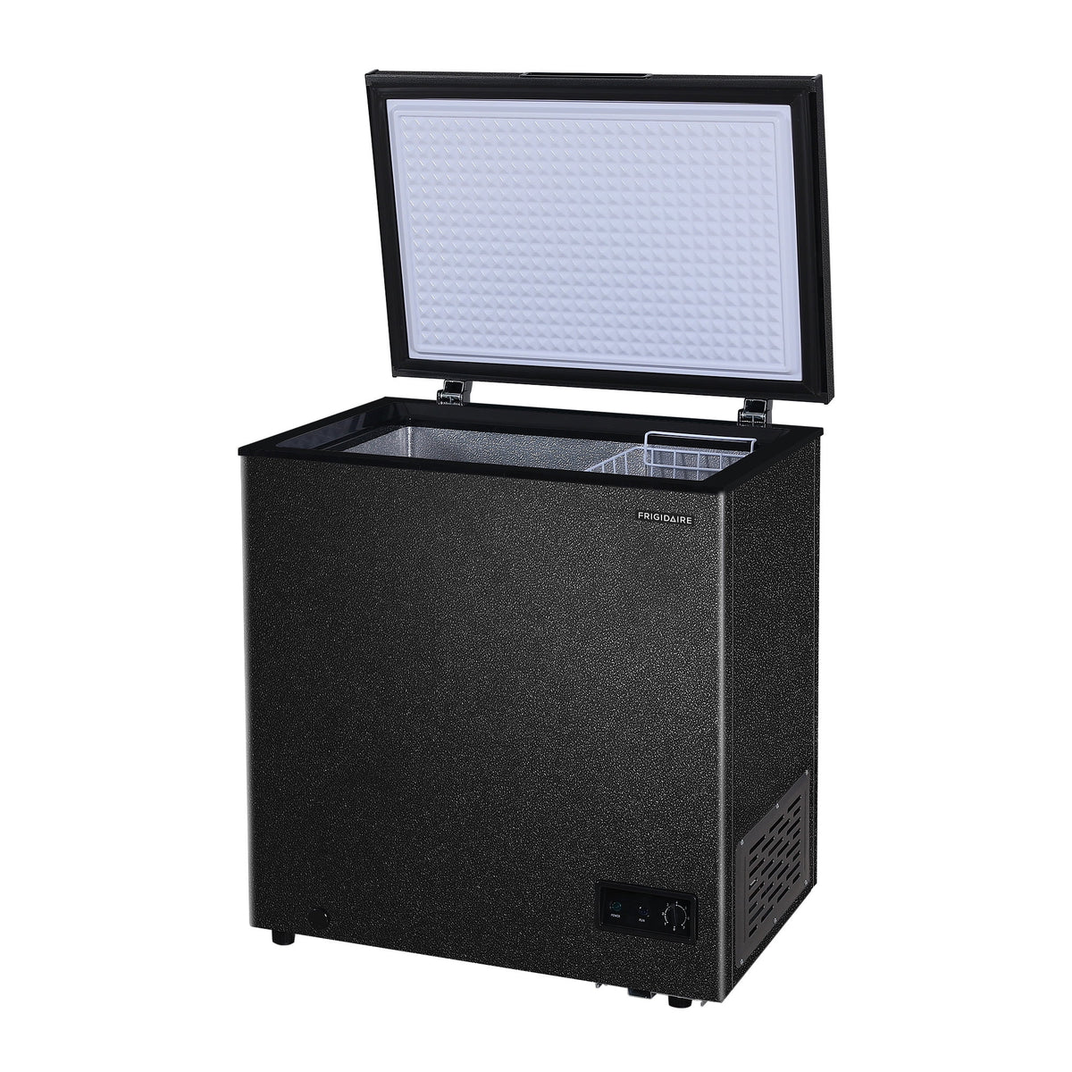 Frigidaire, 5.0 Cu. ft. Chest Freezer, Black Granite Design