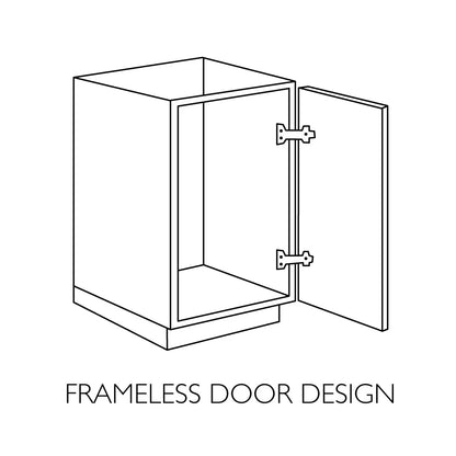 Design House Wyndham 36" Solid Wood Ready to Assemble 2-Door and 2-Drawer Bathroom Vanity Cabinet, White