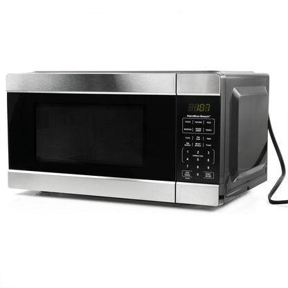 Hamilton Beach 1.1 Cu. Ft. 1000 Watt Countertop Microwave Oven in Black