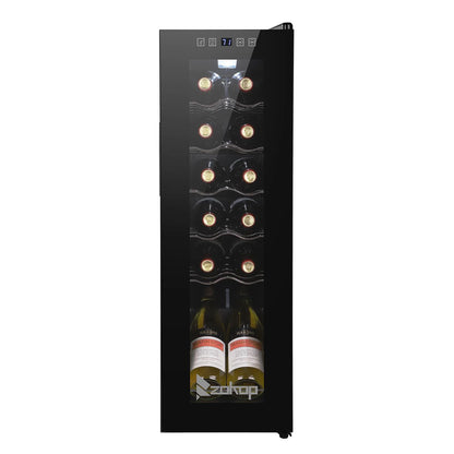 Ktaxon 18 Bottle Compressor Wine Cooler Freestanding Wine Fridge, Fast Cooling, Low Noise