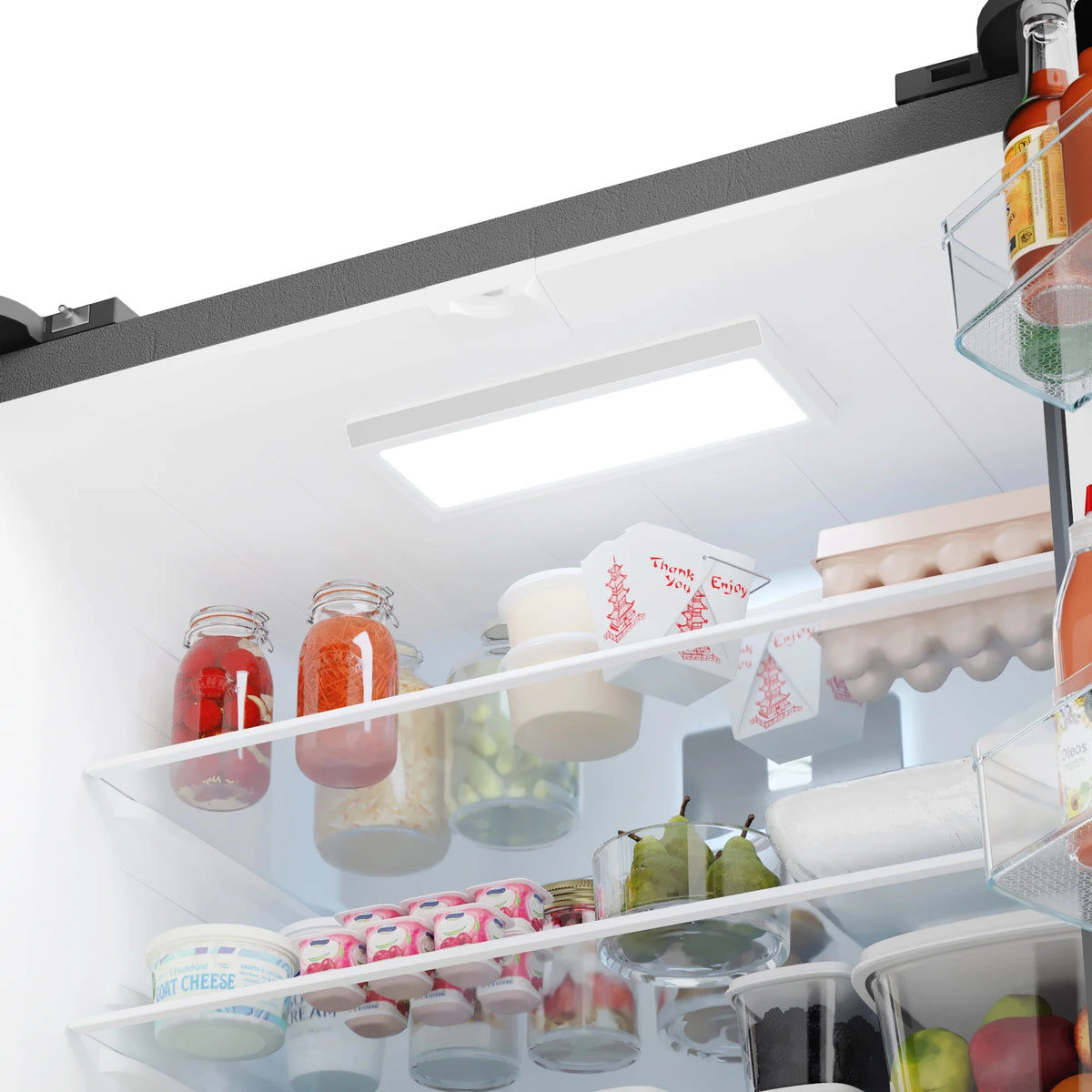 Kenmore 20.3 Cu. ft. Capacity Counter-Depth French Door Refrigerator and Freezer with Ice Maker, Stainless Steel