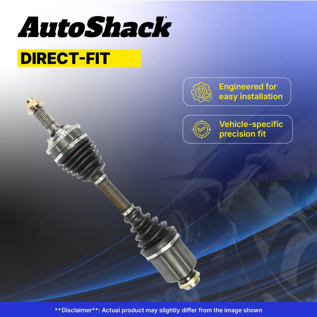 AutoShack Front CV Axle Shafts | Replacement for 2006-2010 Jeep Commander 2005-2010 Jeep Grand Cherokee | 2-PC