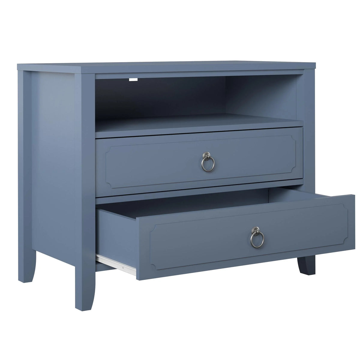 Her Majesty 2 Drawer Nightstand, Mustard Yellow