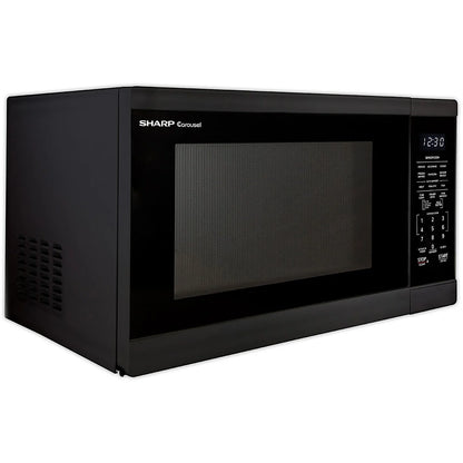 Sharp 1.4 cu ft Countertop Microwave Oven in Black