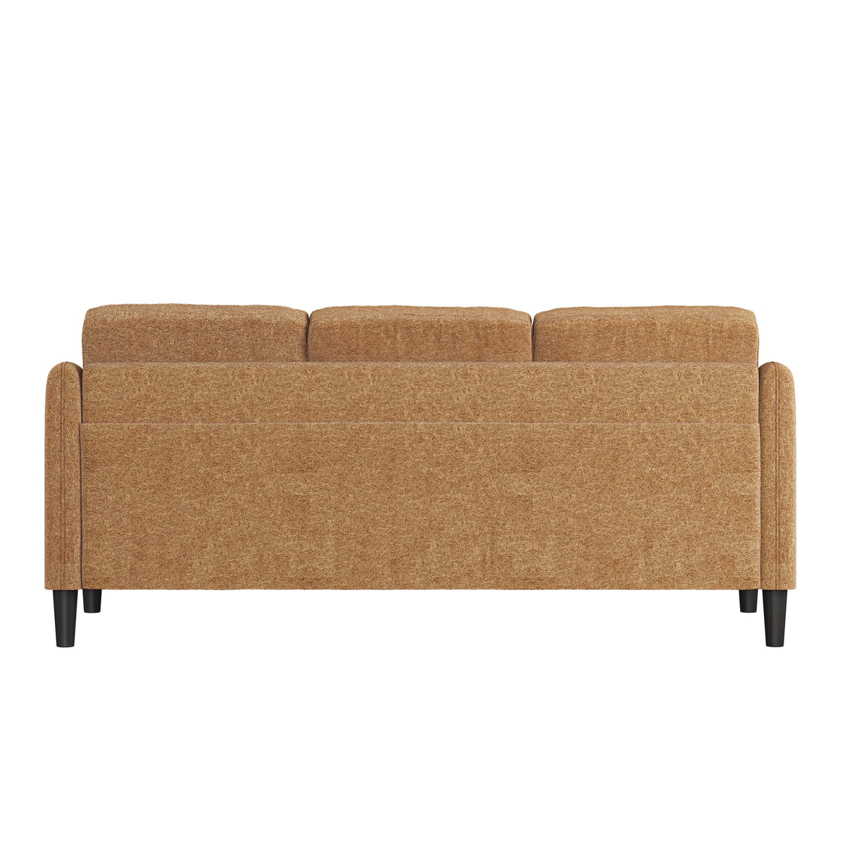 Mainstays Westley Swoop Arm Sofa, Burnt Orange