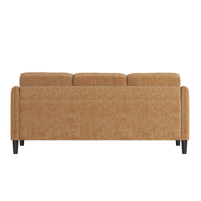 Mainstays Westley Swoop Arm Sofa, Burnt Orange