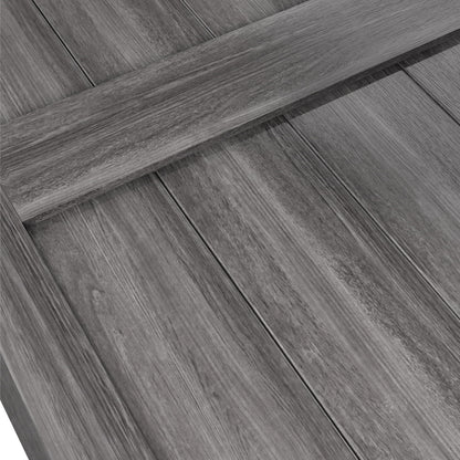 Uforic 48" x 84" Silding Barn Door,with Hardware Kit Rail,and Handle,Pulleys, Gray