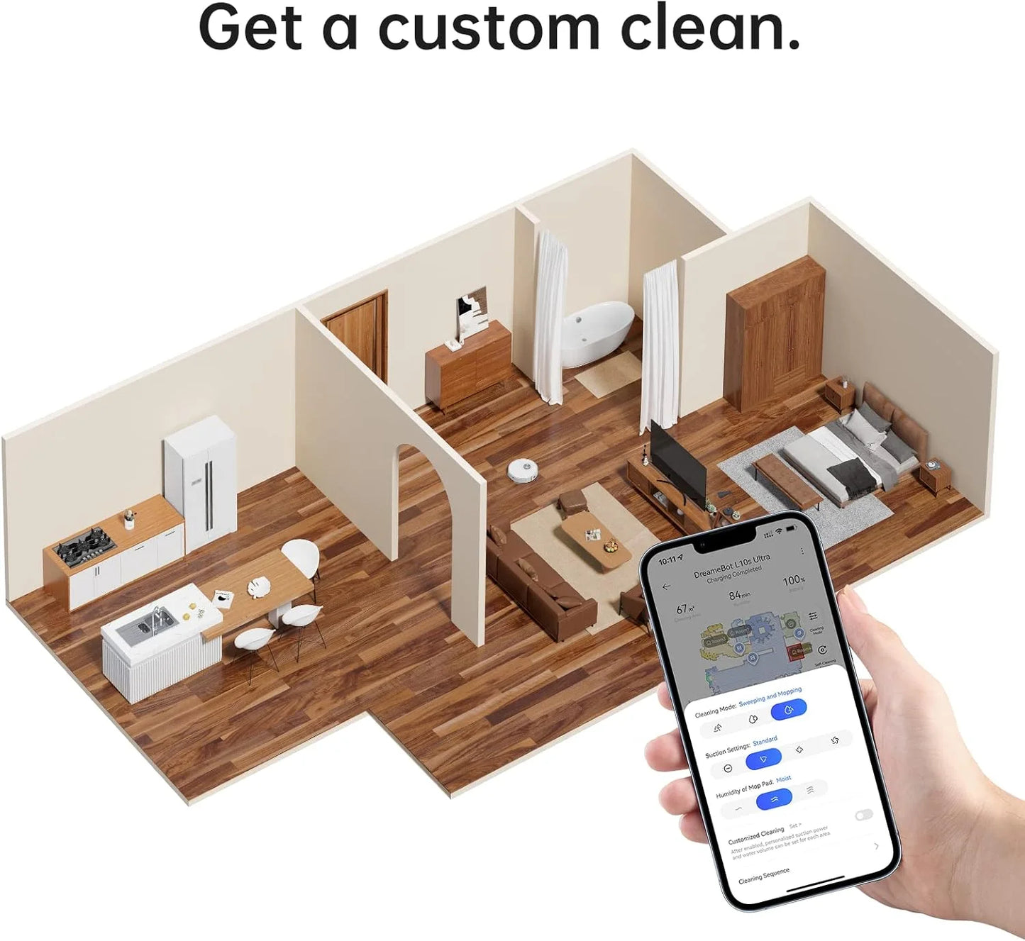 Dreame 3-in-1 E20 Plus Robot Vacuum and Mop with Smart Technology