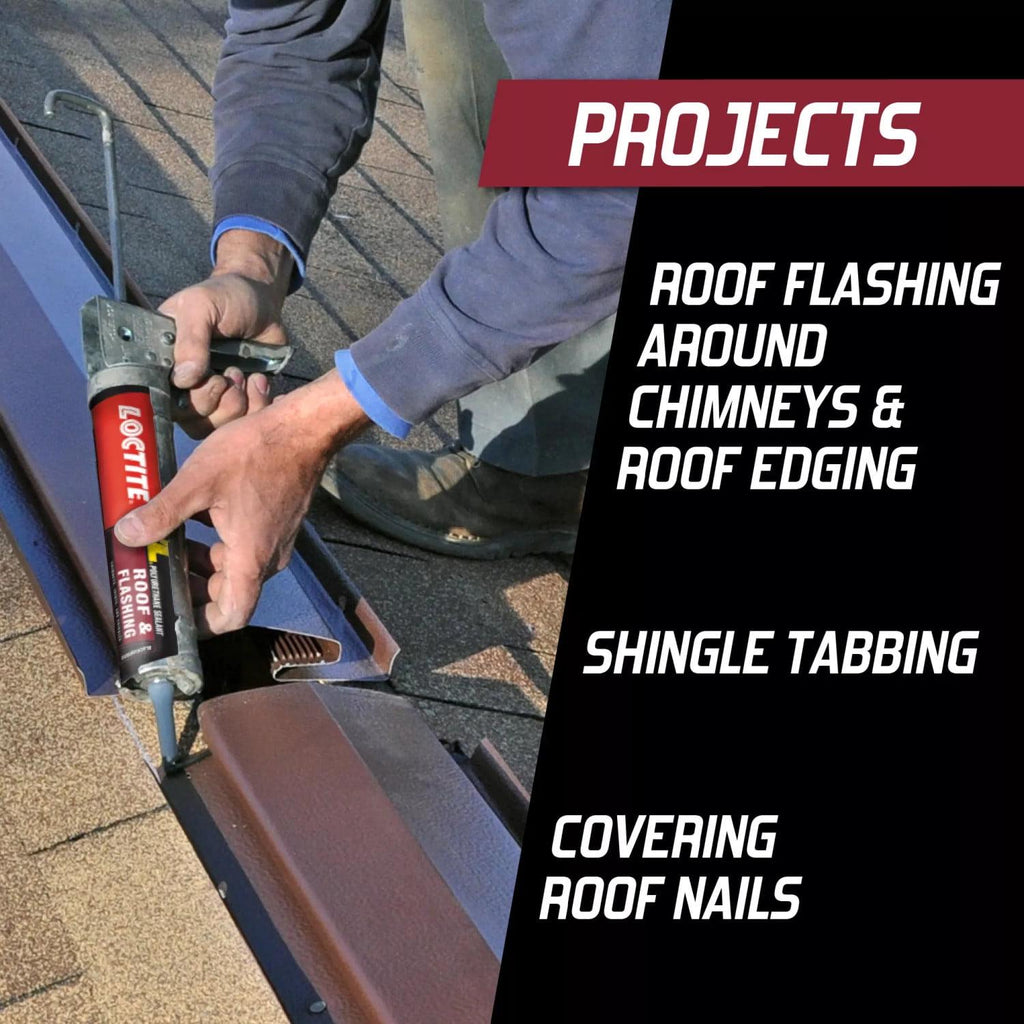 (12 pack) Loctite Pl Polyurethane Sealant Roof and Flashing. Pack of 1. Black 10 fl oz Cartridge